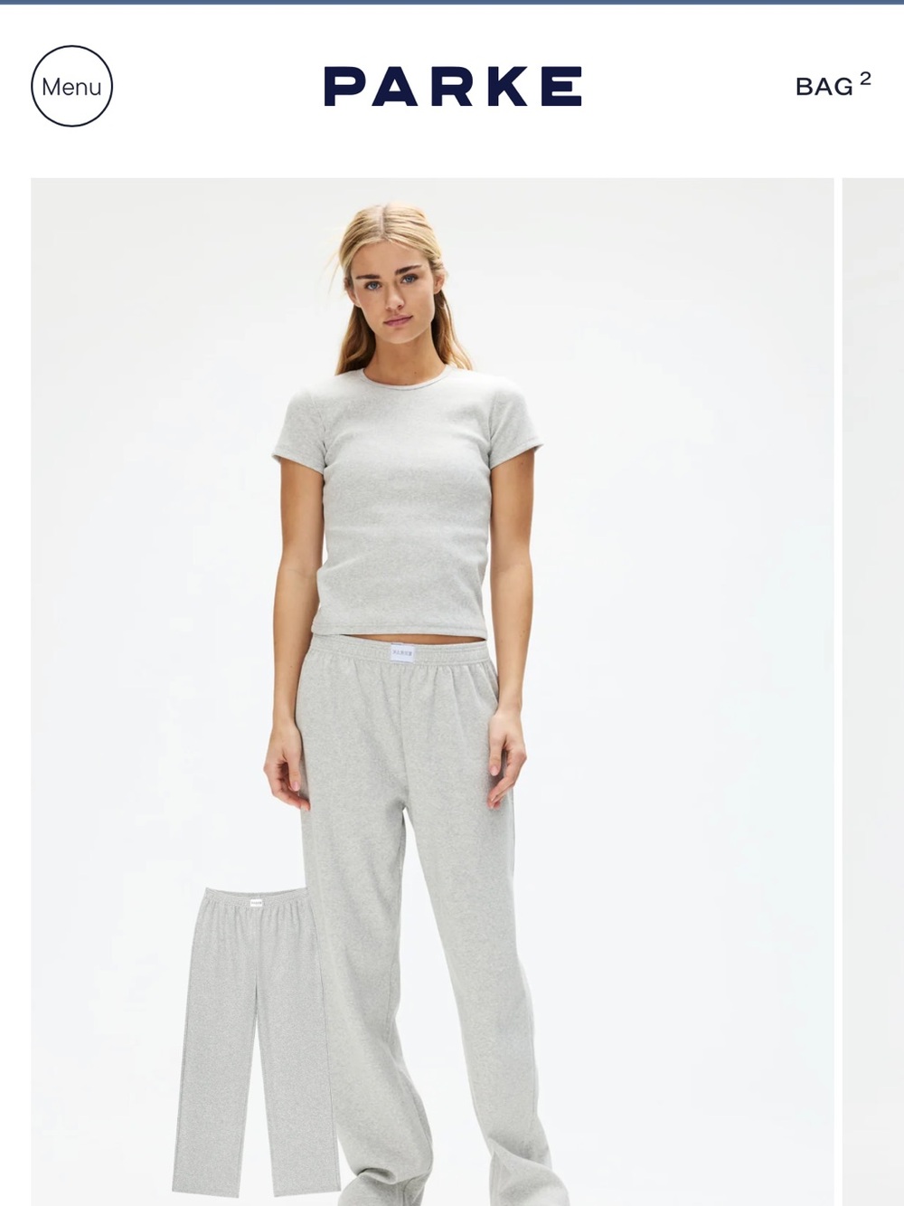 PARKE ribbed boxer pants